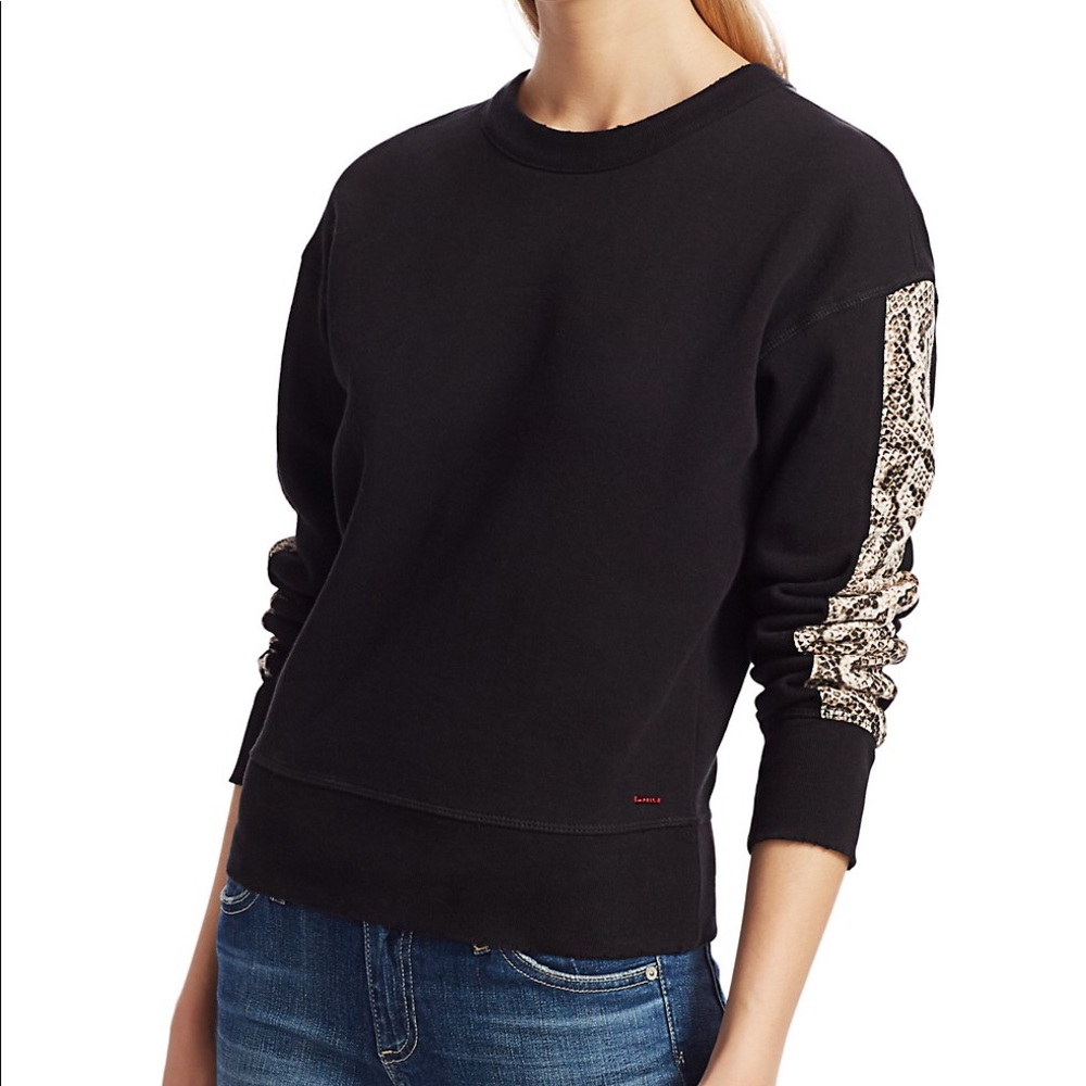 n:Philanthropy Azure Python Trim Sweatshirt